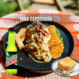 *PB4 Tuna Carbonara Solo Set Menu